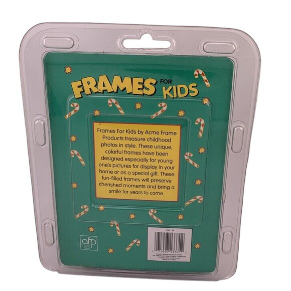 American Greetings Christmas Picture Frame For Kids Photo Green Stocking Mouse - Picture 3 of 3